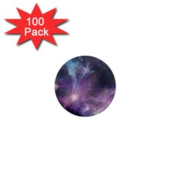 Blue Galaxy  1  Mini Magnets (100 Pack)  by DanaeStudio