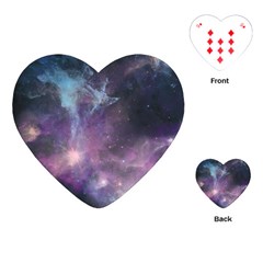 Blue Galaxy  Playing Cards (heart) 