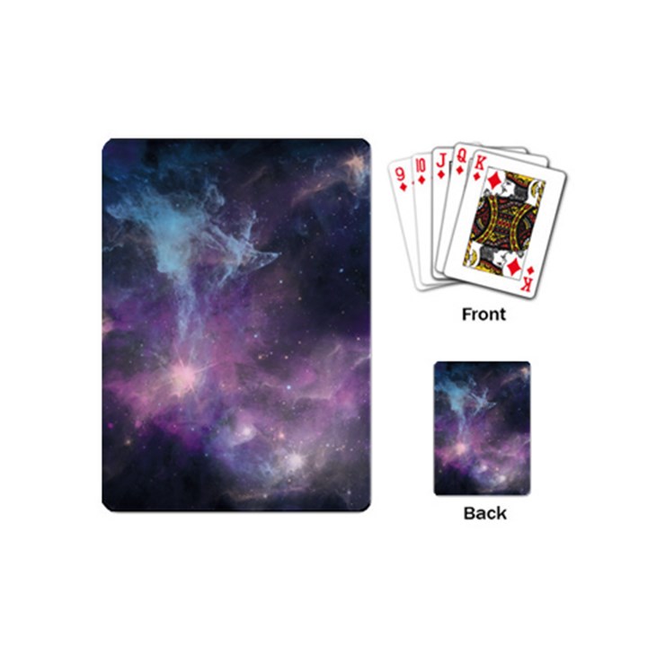 Blue Galaxy  Playing Cards (Mini) 