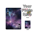 Blue Galaxy  Playing Cards 54 (Mini)  Front - Spade3