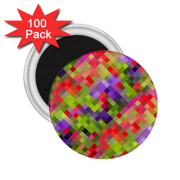 Colorful Mosaic 2.25  Magnets (100 pack) 