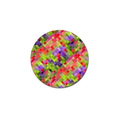 Colorful Mosaic Golf Ball Marker (10 Pack) by DanaeStudio