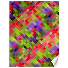 Colorful Mosaic Canvas 36  X 48   by DanaeStudio