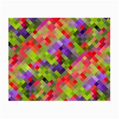 Colorful Mosaic Small Glasses Cloth (2-side) by DanaeStudio