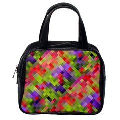 Colorful Mosaic Classic Handbags (one Side) by DanaeStudio