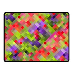 Colorful Mosaic Fleece Blanket (small) by DanaeStudio