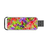 Colorful Mosaic Portable USB Flash (Two Sides) Front