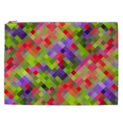 Colorful Mosaic Cosmetic Bag (xxl)  by DanaeStudio