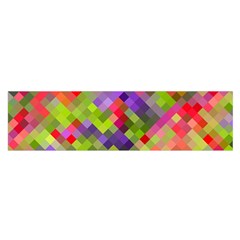 Colorful Mosaic Satin Scarf (oblong) by DanaeStudio