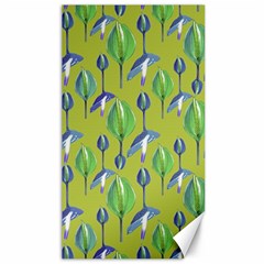 Tropical Floral Pattern Canvas 40  X 72   by dflcprints