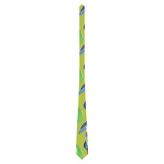 Tropical Floral Pattern Neckties (one Side)  by dflcprints