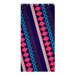 Purple And Pink Retro Geometric Pattern Shower Curtain 36  x 72  (Stall)  Curtain(36 X72 ) - 33.26 x66.24  Curtain(36 X72 )