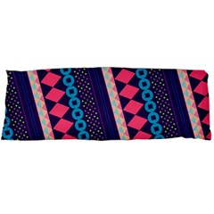 Purple And Pink Retro Geometric Pattern Body Pillow Case Dakimakura (two Sides) by DanaeStudio