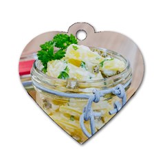 1 Kartoffelsalat Einmachglas 2 Dog Tag Heart (two Sides)