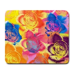 Pop Art Roses Large Mousepads by DanaeStudio