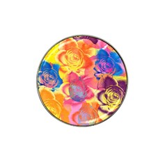 Pop Art Roses Hat Clip Ball Marker (10 Pack) by DanaeStudio