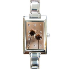 2  Verwelkte Kugeldistel Rectangle Italian Charm Watch by wsfcow