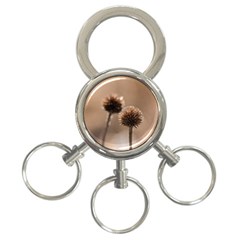 2  Verwelkte Kugeldistel 3-ring Key Chains by wsfcow