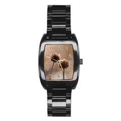 2  Verwelkte Kugeldistel Stainless Steel Barrel Watch by wsfcow