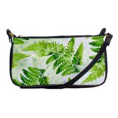 Fern Leaves Shoulder Clutch Bags by DanaeStudio