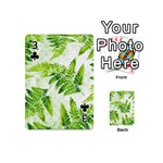 Fern Leaves Playing Cards 54 (Mini)  Front - Club3