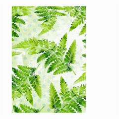 Fern Leaves Small Garden Flag (two Sides) by DanaeStudio