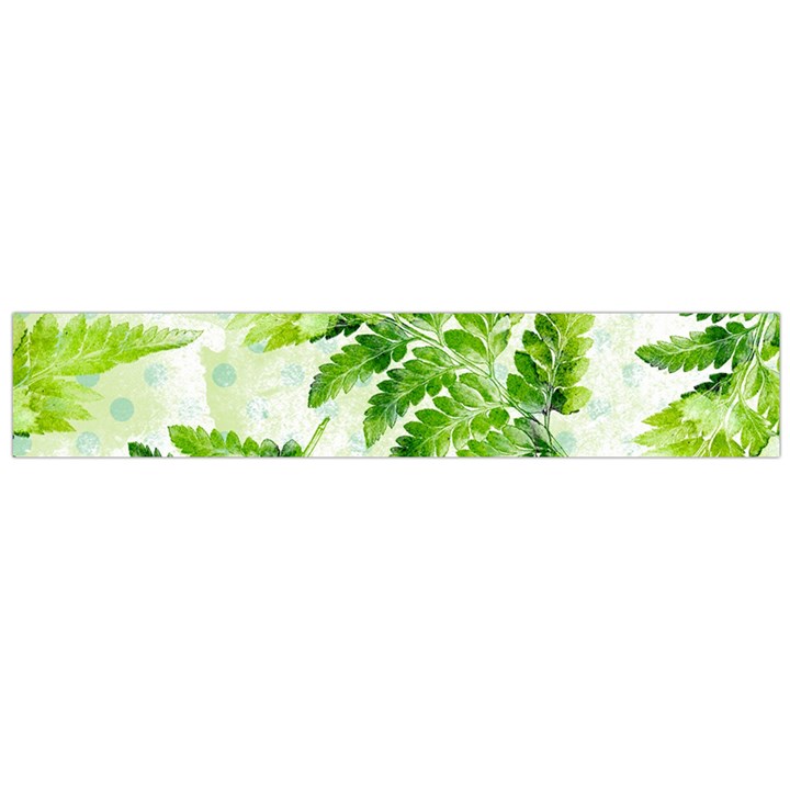 Fern Leaves Flano Scarf (Large) 