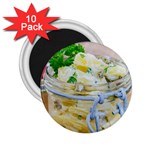 Potato salad in a jar on wooden 2.25  Magnets (10 pack)  Front