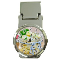 Potato Salad In A Jar On Wooden Money Clip Watches by wsfcow