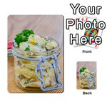 Potato salad in a jar on wooden Multi-purpose Cards (Rectangle)  Back 53