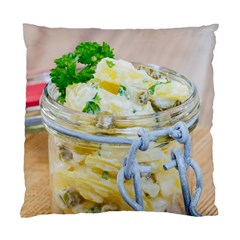 Potato Salad In A Jar On Wooden Standard Cushion Case (one Side)