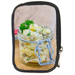 Potato Salad In A Jar On Wooden Compact Camera Cases by wsfcow