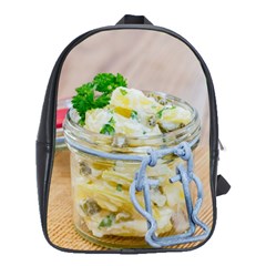 Potato Salad In A Jar On Wooden School Bags(large) 