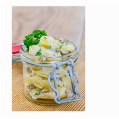 Potato Salad In A Jar On Wooden Large Garden Flag (two Sides) by wsfcow