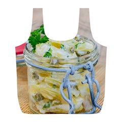 Potato Salad In A Jar On Wooden Full Print Recycle Bags (l)  by wsfcow