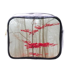 Magic Forest In Red And White Mini Toiletries Bags by wsfcow