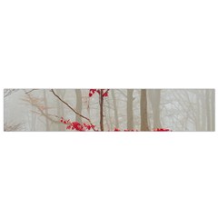 Magic forest in red and white Flano Scarf (Small)