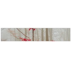 Magic forest in red and white Flano Scarf (Large)