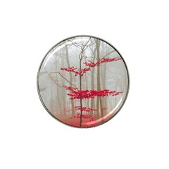 Magic Forest In Red And White Hat Clip Ball Marker