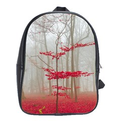 Magic Forest In Red And White School Bags(Large) 