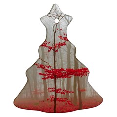 Magic Forest In Red And White Ornament (Christmas Tree)