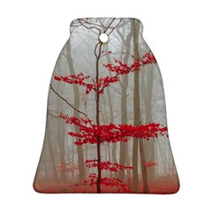 Magic Forest In Red And White Ornament (Bell) 