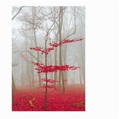 Magic Forest In Red And White Large Garden Flag (two Sides)