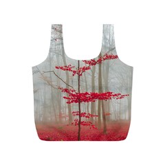 Magic Forest In Red And White Full Print Recycle Bags (S) 