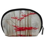 Magic Forest In Red And White Accessory Pouches (Large)  Back