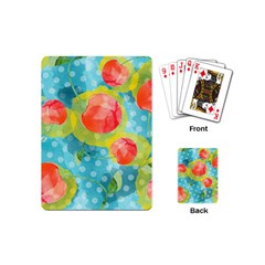 Red Cherries Playing Cards (mini)  by DanaeStudio