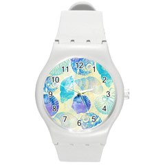 Seashells Round Plastic Sport Watch (m)