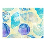 Seashells Double Sided Flano Blanket (Mini)  35 x27  Blanket Back