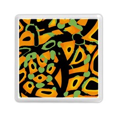 Abstract Animal Print Memory Card Reader (square)  by Valentinaart