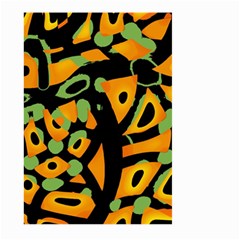 Abstract Animal Print Large Garden Flag (two Sides) by Valentinaart